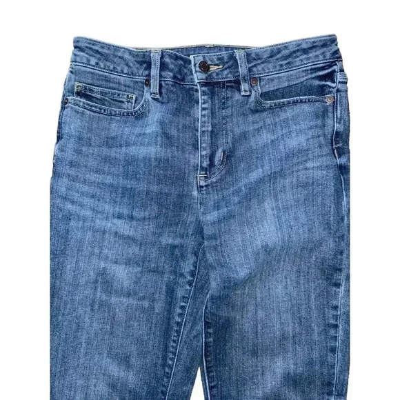 LANDS END hi rise denim jeans size 6 - Picture 2 of 4